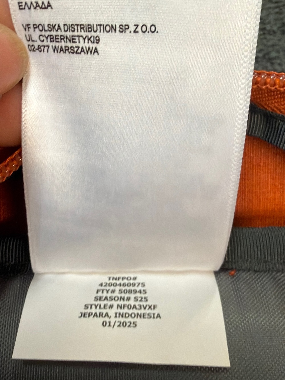 The North Face Rapidus Alpine 34L Backpack Orange Ski Mountaineering NWOT - Picture 7 of 15